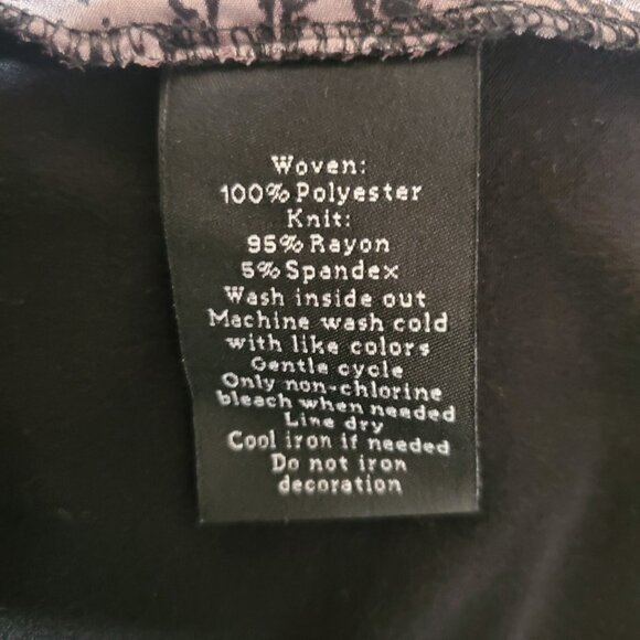 Rock & Republic Women's Tunic Blouse Size Large Roll Tab Sleeve Studed Neckline - Picture 9 of 9